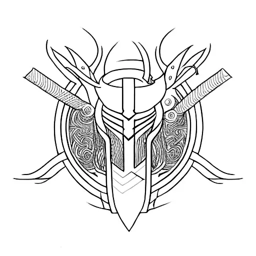 A Minimalist Tattoo Of Loki's Iconic Line 'I Am Burdened With Glorious Purpose'