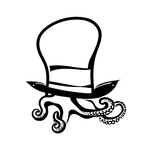 Funky Octopus With Top Hat