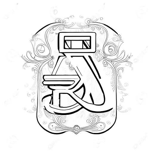 A Tattoo For 3 Children With The Letter K And A Mom With An R Letter And A Dad With A K Letter