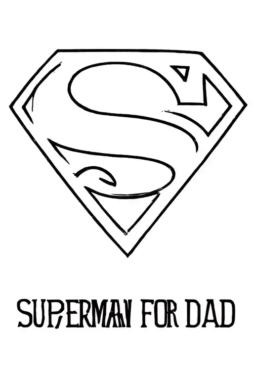 Superman For Dad Memorial