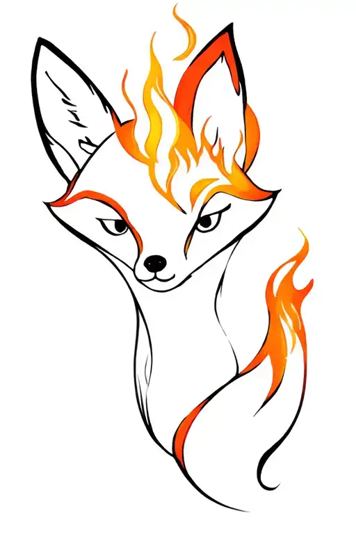 Baby Fox Fire