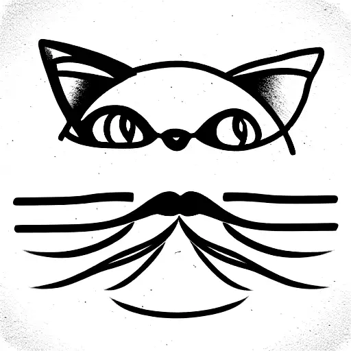 Cat Mustache