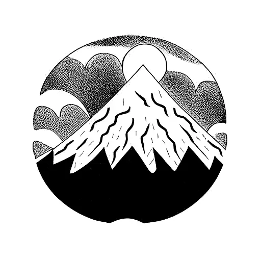 Mountain That Transit In A Wave