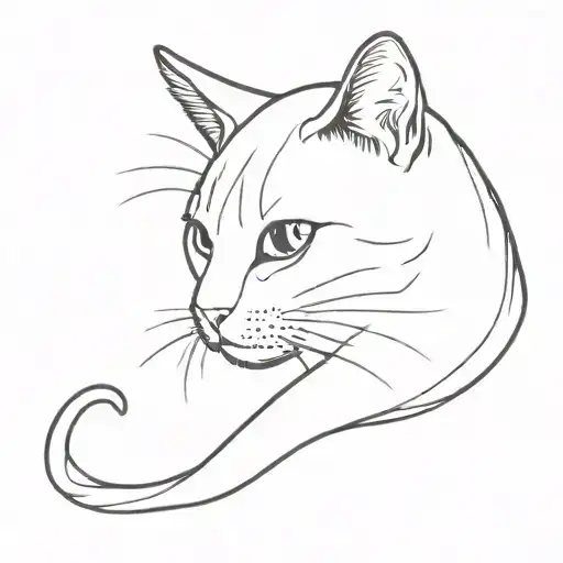 Hidden Semi Colon Cat