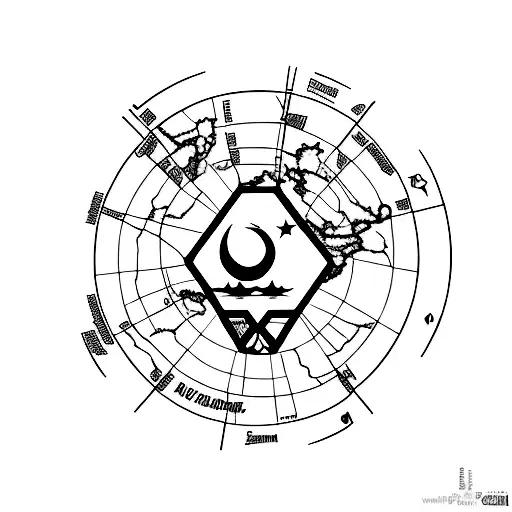 Map Of Iran With Sign Of Freedom