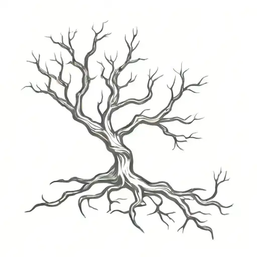 Tree Roots Delta Symbol