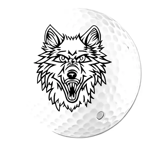 Golf Clubs Golf Ball Wolf