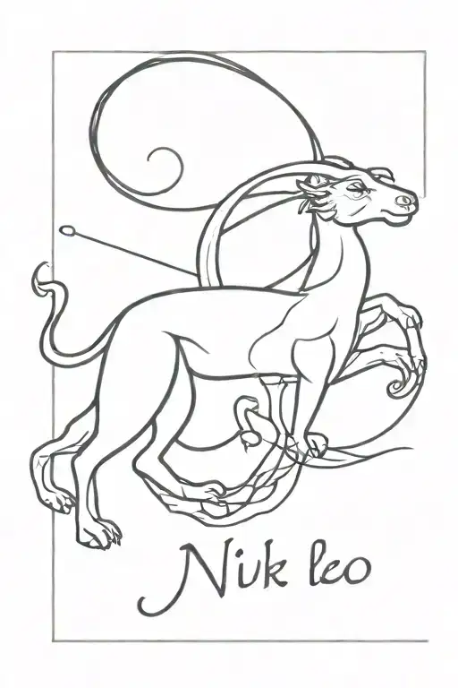 Name Nikki Leo Zodiac Sign Intertwined Symbolizing The Client's