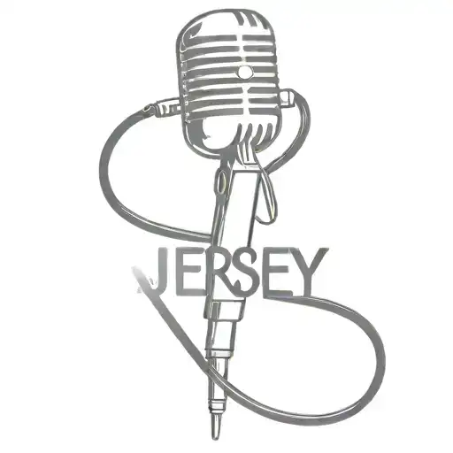 The Word Jersey Written In A Microphone Cord With A Heart At The End