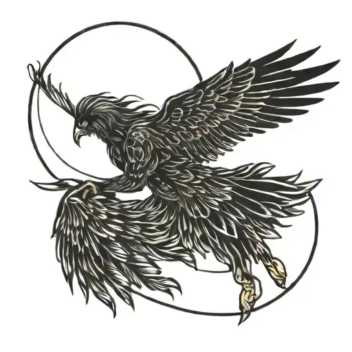 Icarus Flying Above Or Towards The Sun And His Fall Below Memento Vivere