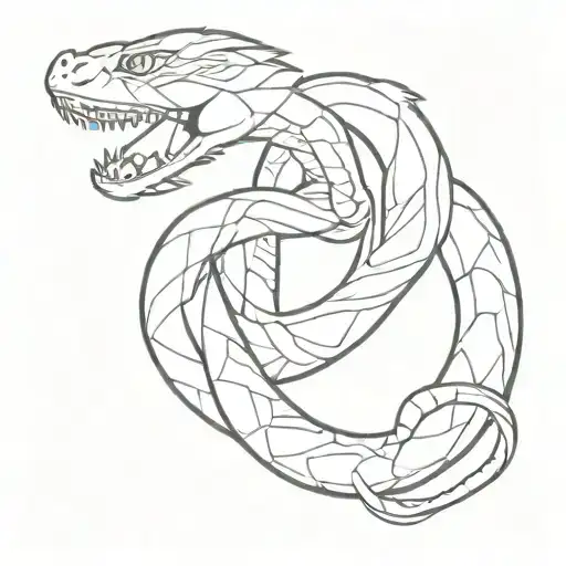 Snake Neck Tattoo Naruto Theme