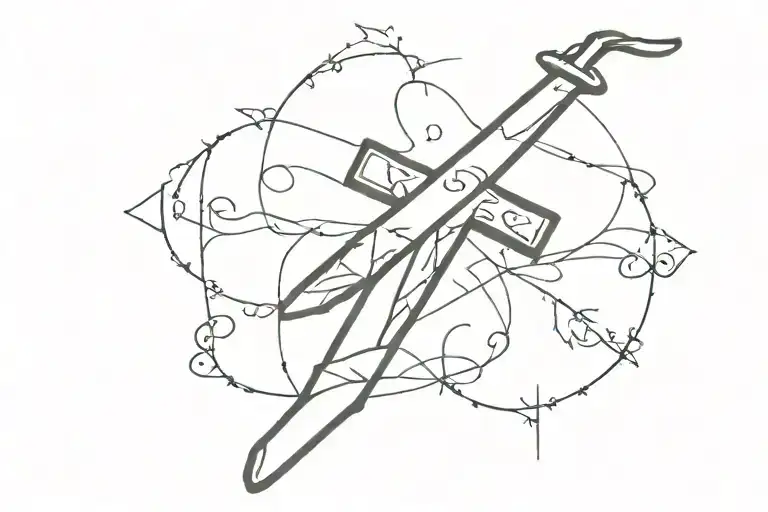 Jesus Cross Tattoo With Name And Date Tattoo On A Forearm All Small