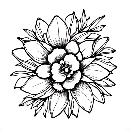 Creates A Large Abstract And Asymmetrical Floral Composition