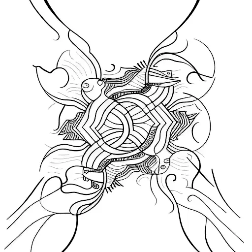 Create A Minimalist Tattoo Design Inspired By Abstract Art