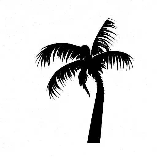 Palm Tree And Palm Asana