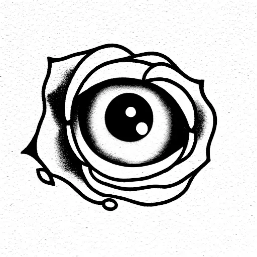Rose Eye And Tear