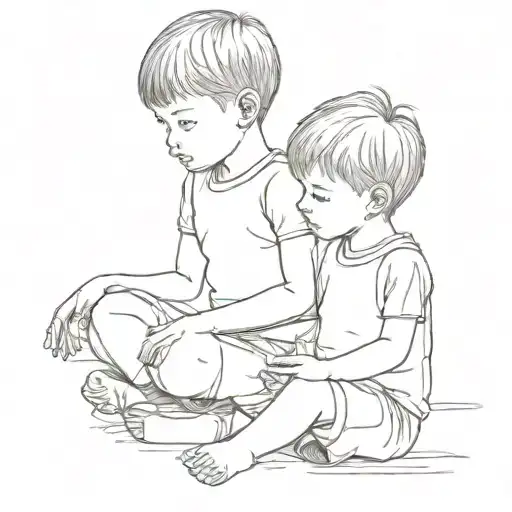 Children Mathias And