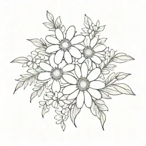 Small Cute Daisy Bouquet