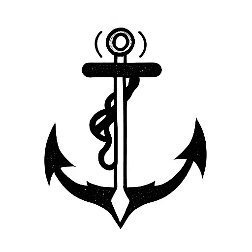 Anchor With Maid Headwear