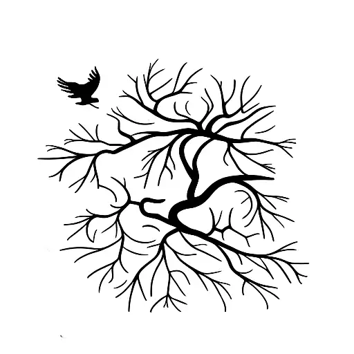 Tree Limb With Birds