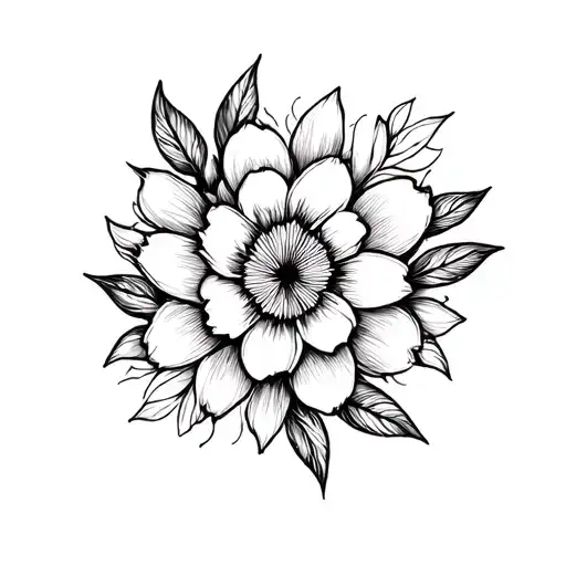 Creates An Abstract Floral Composition