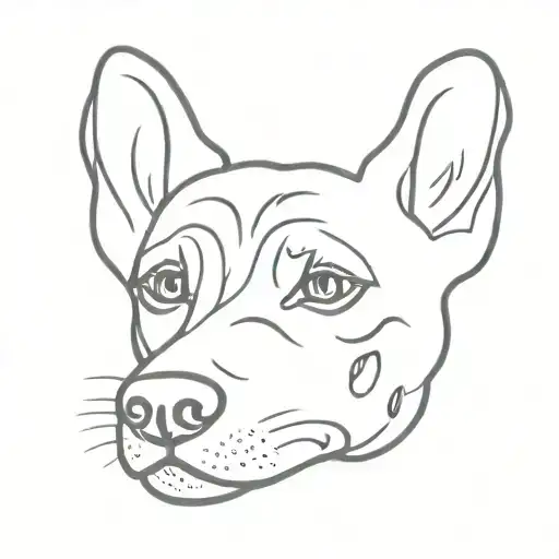 Paw Print Dog Playing Card Western