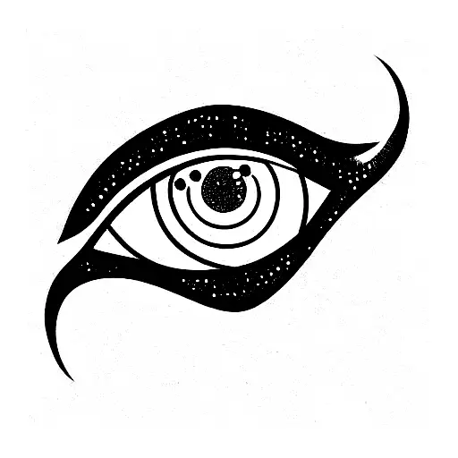 Alien Head With Sequins For Eyes