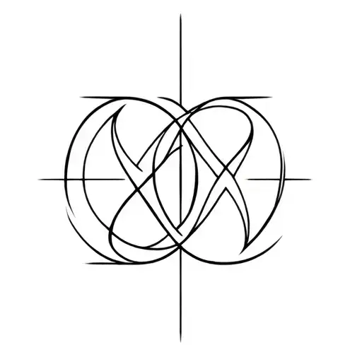 Aries Libra Taurus Zodiac Symbol Intertwined Within