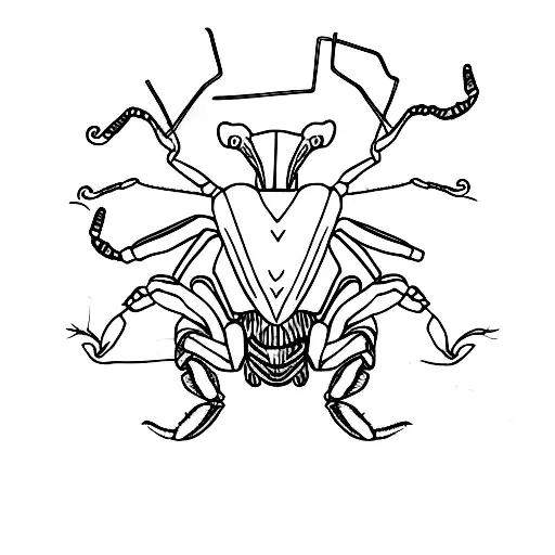 Thin Vertical Scorpion