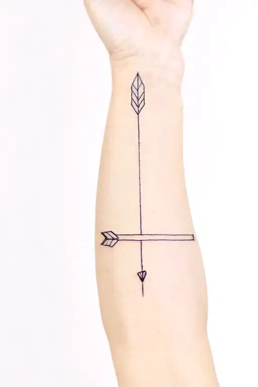 Band Around Arm With Arrow
