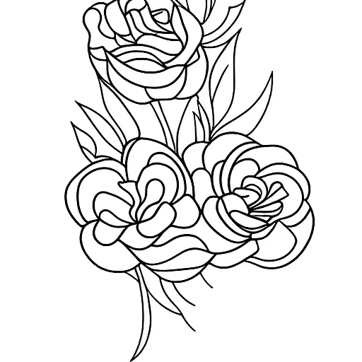 Matching Colourful Mini Flowers