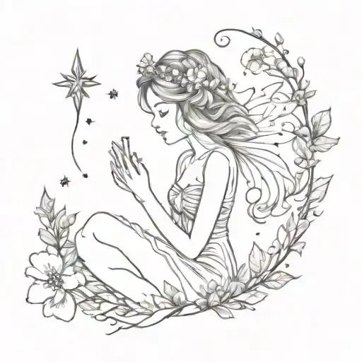 Bohemian Book Celestial Flowers Fairy