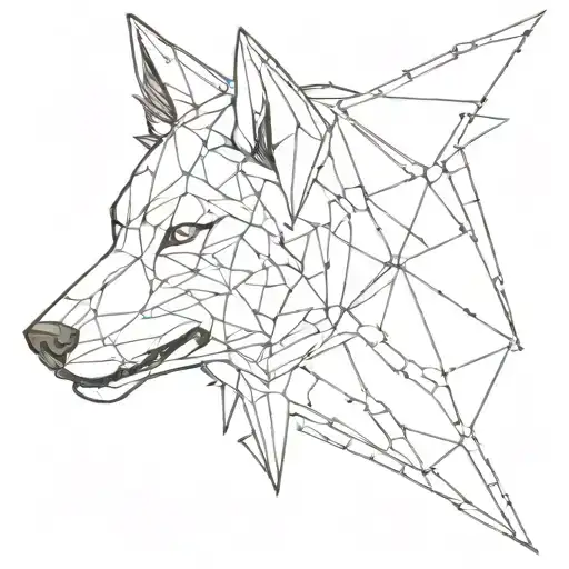 Futuristic Cybernetic Wolf Design Incorporating Engineering Elements