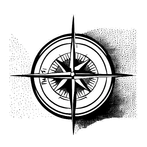 Compass Embarked In Nature