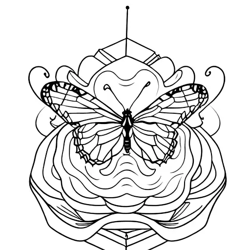 A Monarch Butterfly With Open Wings Formed By Pages Of A Book