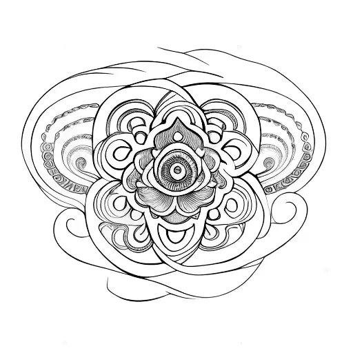 Delicate Hindu Style Horseshoe