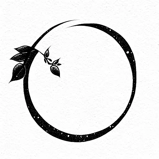 String Of Roses In A Cresant Moon Shape