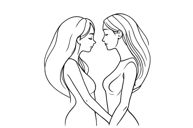 Minimalist Girl And Boy Mom