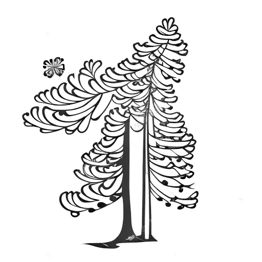 Pine Tree With A Shamrock