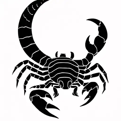 Scorpion With A Moon