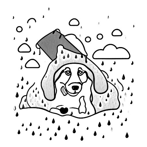 Rainy Cozy Dog