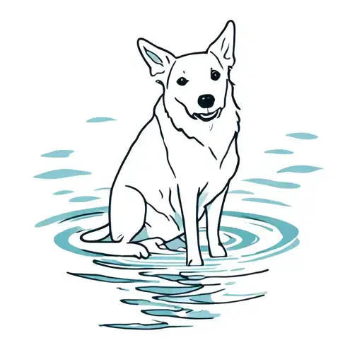 Dog And Water