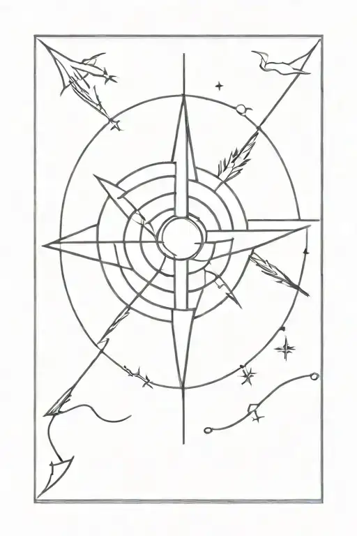 Sagittarius Arrow And Sun