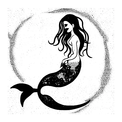 Mermaid On The Moon