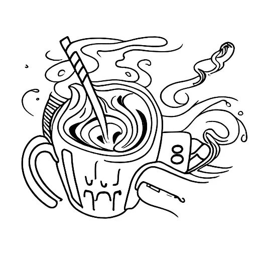 A Coffee Mug Morphing Into A Superbike