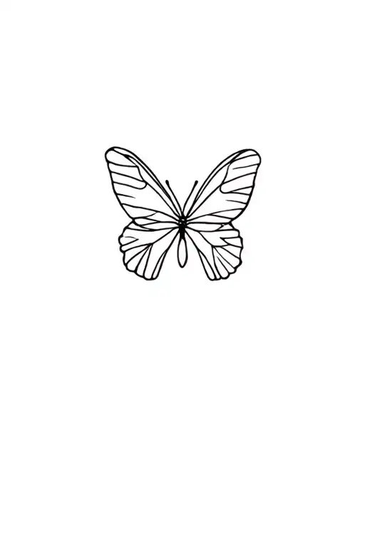Small Hand Butterfly