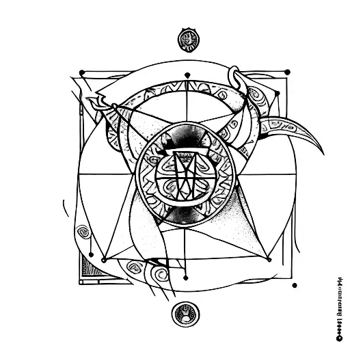 A Gemini Constellation Formed By Tarot Cards