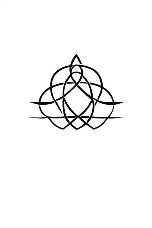 Triquetra Tattoo For Mom And Daughter Design Combining Evenstar