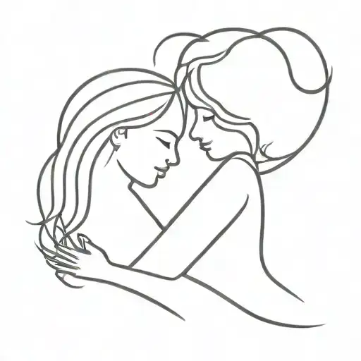 Create A Tattoo Design That Symbolizes The Bond Between A Mother And Son