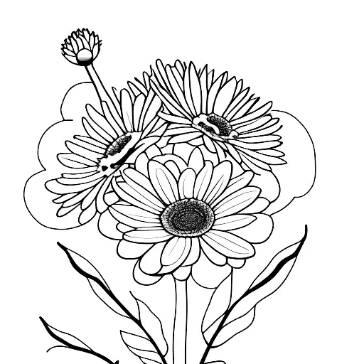 Fiona Word With Daisy Flower